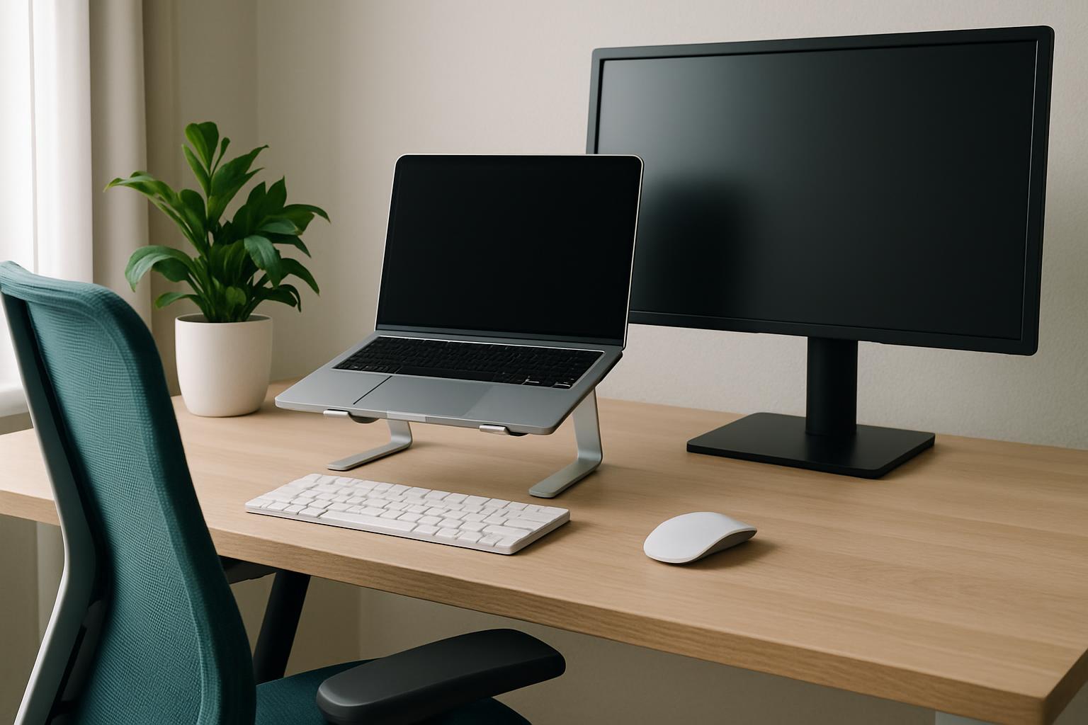 Ergonomia pracy z laptopem: jak poprawić stanowisko małym kosztem
