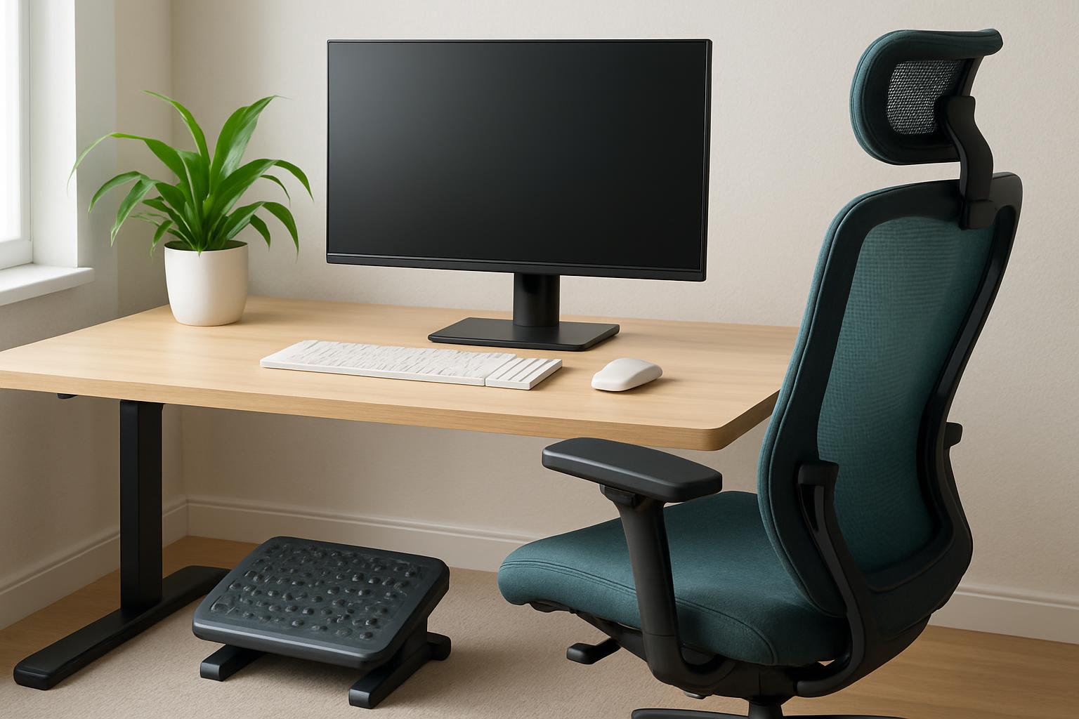 Czy podnóżek pod biurko ma sens? Ergonomia pracy w home office