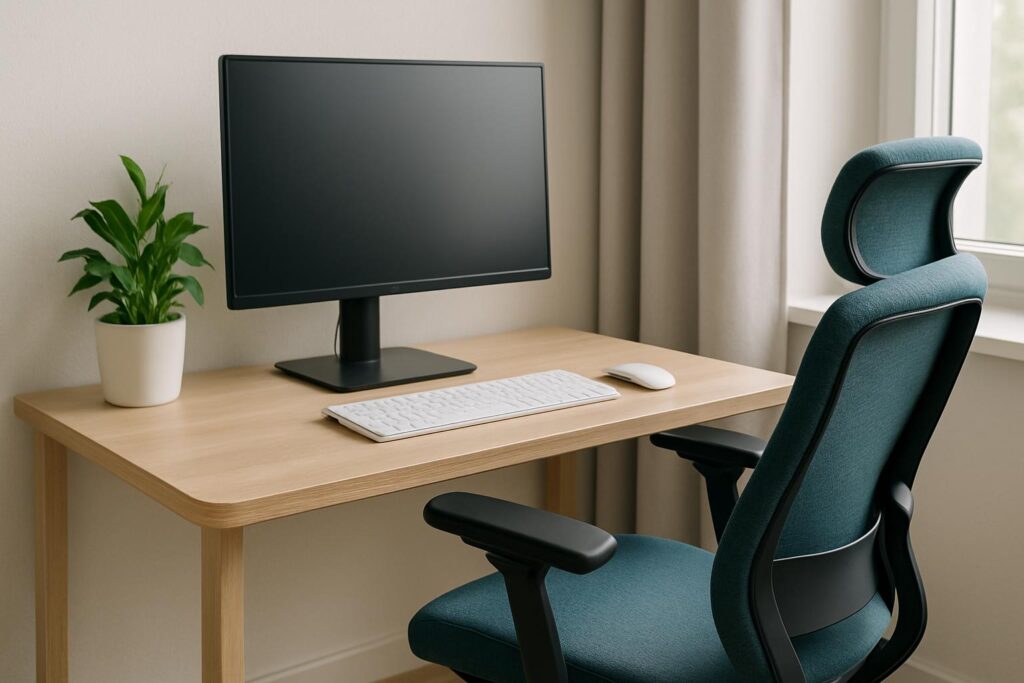 Ergonomia małego biurka: jak urządzić wygodne stanowisko pracy na niewielkiej przestrzeni